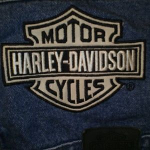 Authentic Harley Davidson Jean Jacket !!!