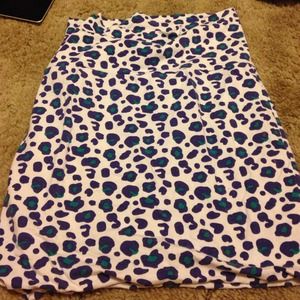 Cheetah skirt