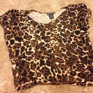 Cheetah crop top