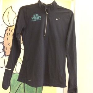 Nike running half zip