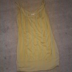 Mustered yellow shirt