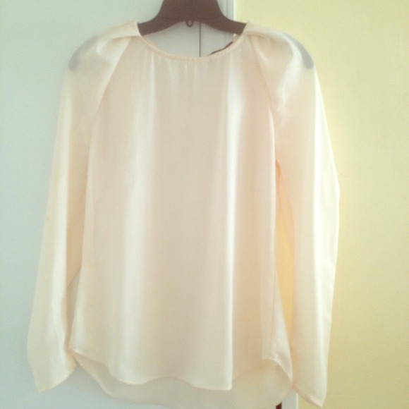 Cream colored blouse
