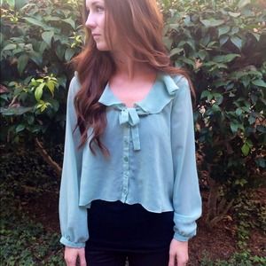 🎉🎉HOST PICK🎉🎉 Mint blouse