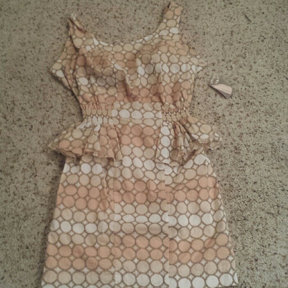 Pretty peplum dress