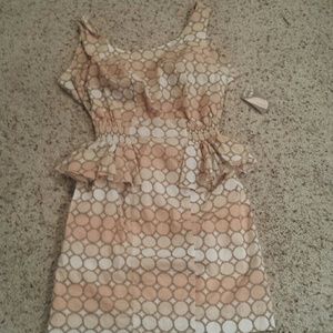 Pretty peplum dress
