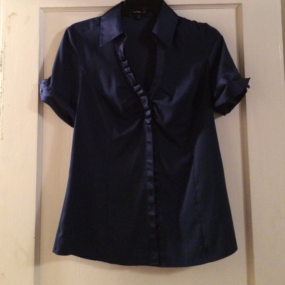 Dark blue dress top from express