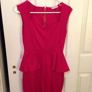 Peplum dress