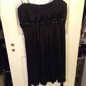 Black beaded dress