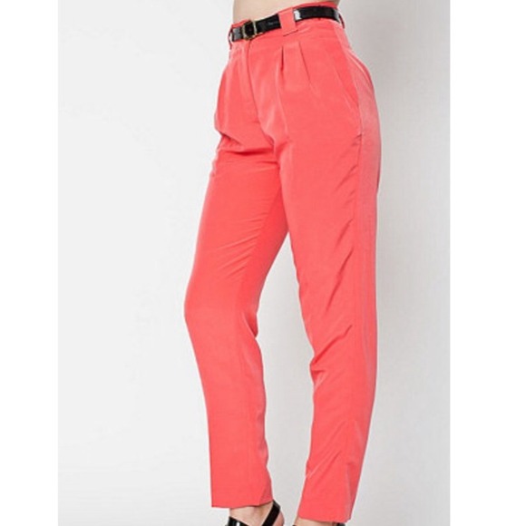 AA high waist pleated pants