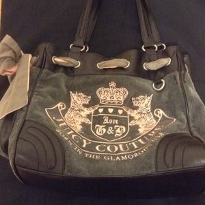 Juicy Couture Light Grey/Pink Daydreamer bag