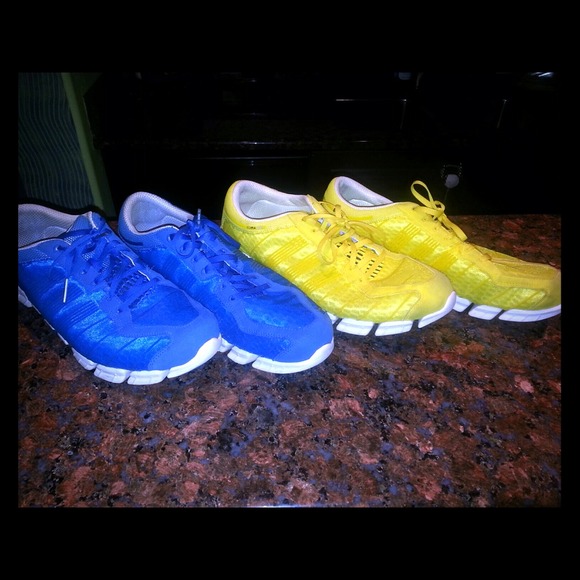 2 pair mens Adidas shoes!