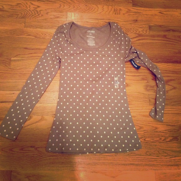 Polka Dot long sleeve new with tags NWT Size S