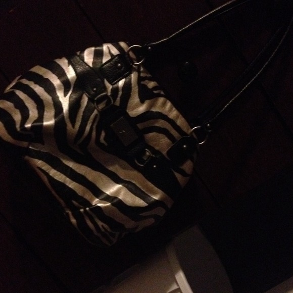 zebra print purse