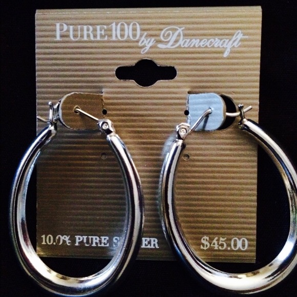 Silver earrings