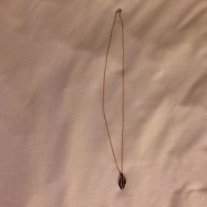 Gold Feather Necklace