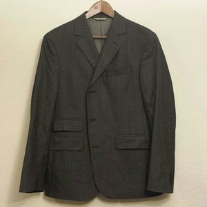 Men's banana republic blazer brown pin stripped 42