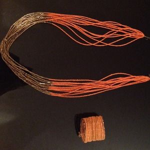 Necklace and bracelet