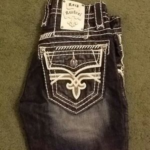 Guys Slim straight Rock Revival Jeans 30/32