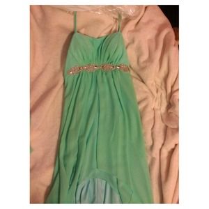 High-low formal dress