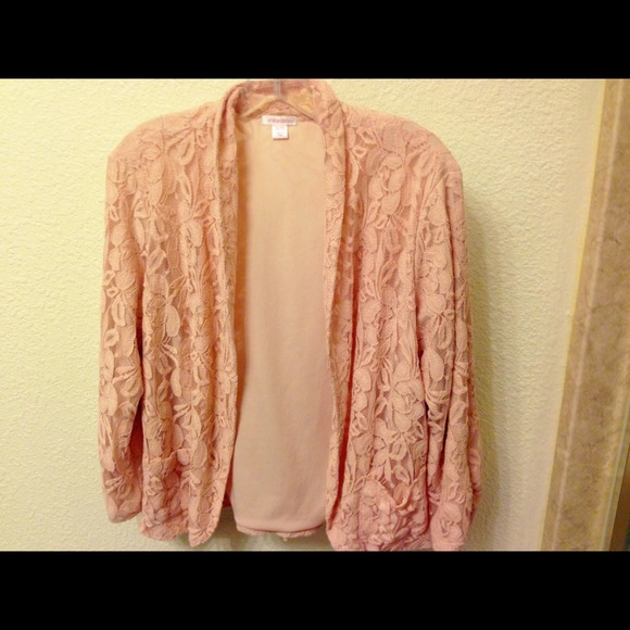 Rose Lace Blazer