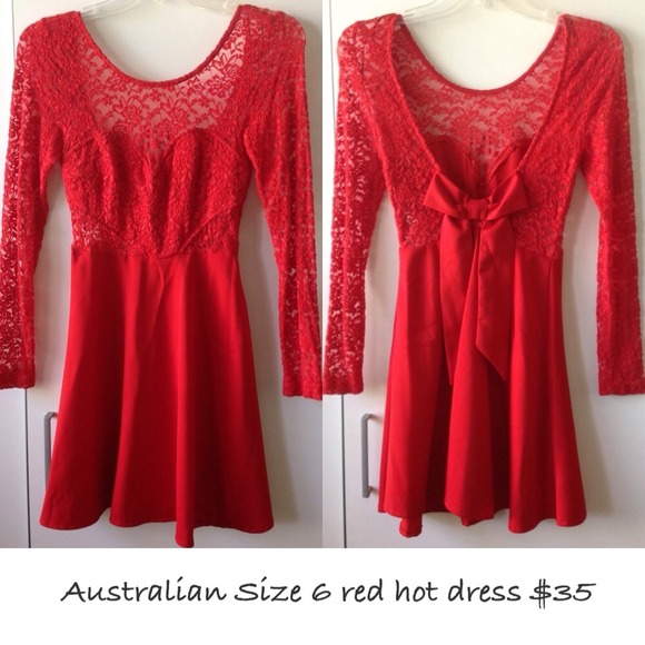 Red hot dress