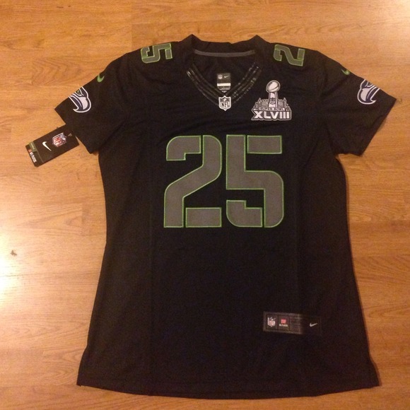 Richard Sherman Seahawks jersey Women's Large NWT