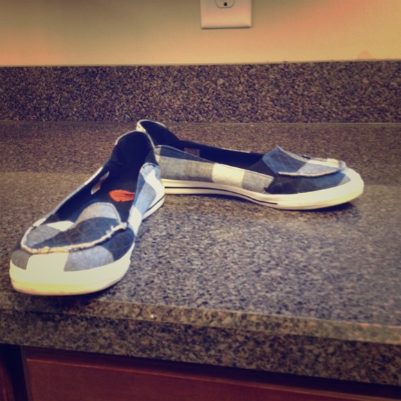 Rocket dog slip ons.