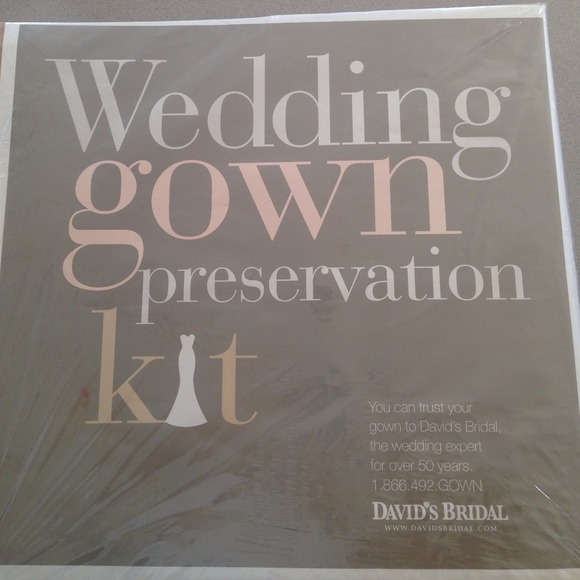 Wedding gown preservation kit