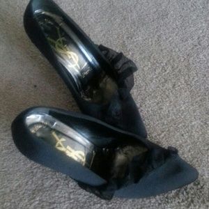 BLACK SEXY SATIN YVES SAINT LAURENT