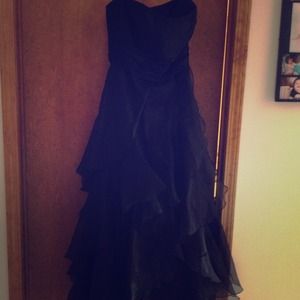 Black bridesmaid dress