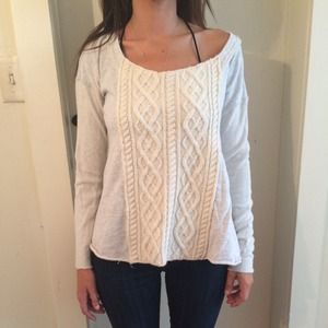Free People over sized sweatshirt