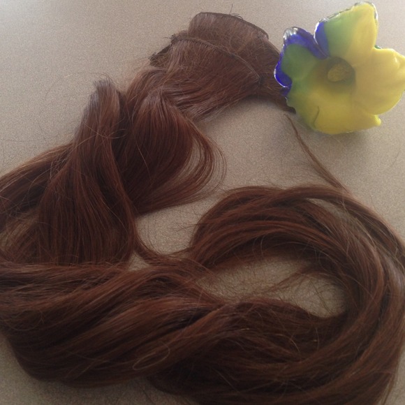 Clip in hair extensions