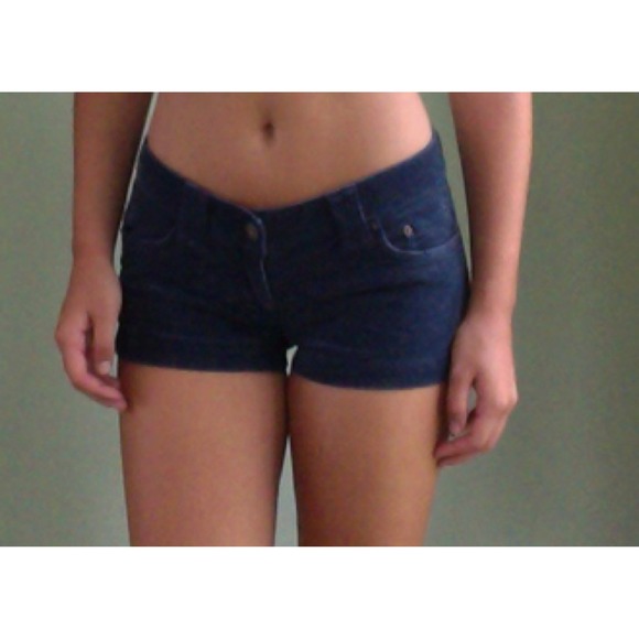 Blue Corduroy Short