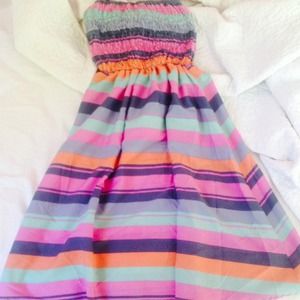 Multicolored beach dress