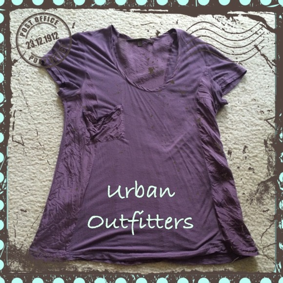 Urban Outfitters Purple Multifabric Top