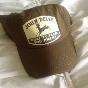 Distressed John Deere hat