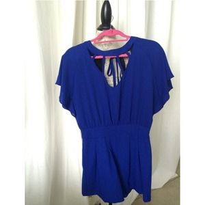 Open-back Romper
