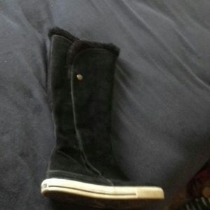 Converse black boots