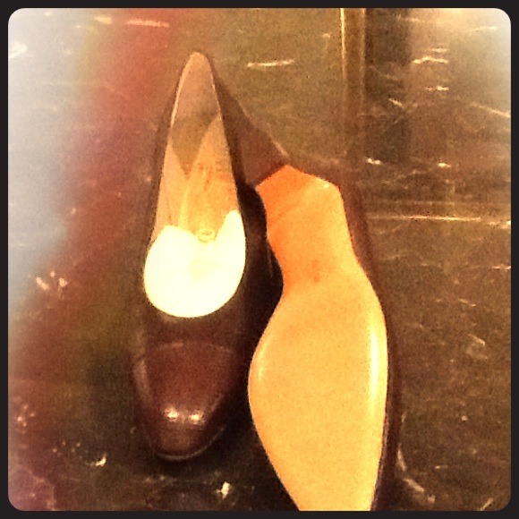 Ferragamo brown leather shoes