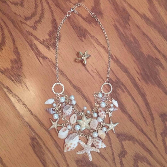 Sea life jewelry bundle! 🌊🐙🐬🐚