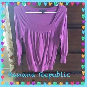 Banana Republic 3/4 Sleeve Soft Sweater