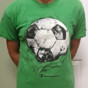 Athletic soccer shirt