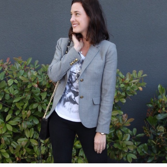 J. Crew Gray Schoolboy Blazer - Picture 3 of 3