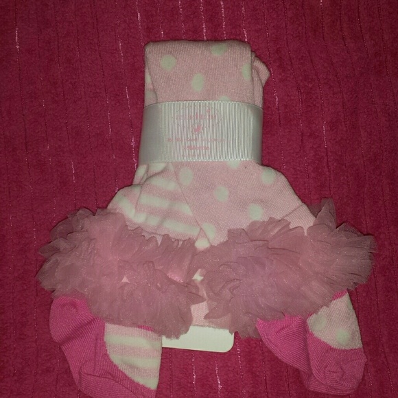 Nwt 6-9m mudpie mismatch tights