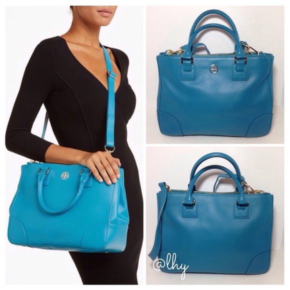 TORY BURCH ROBINSON DOUBLE-ZIP TOTE - Picture 1 of 4