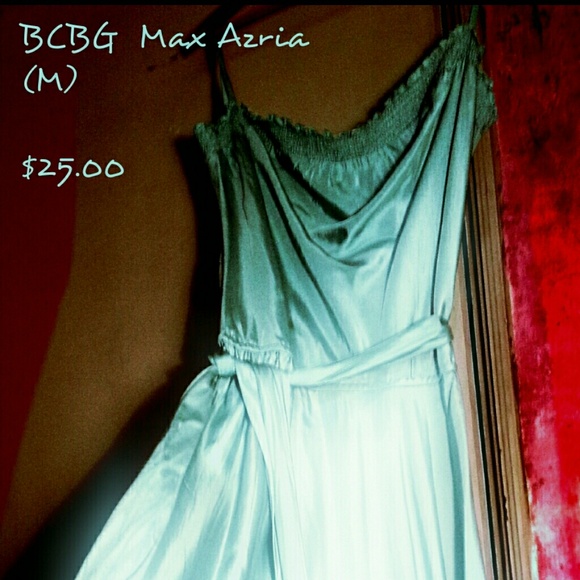 Mint green, below the knee sun dress