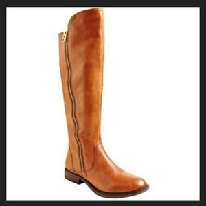 STEVE MADDEN Shawny COGNAC Tan OVER THE KNEE BOOTS