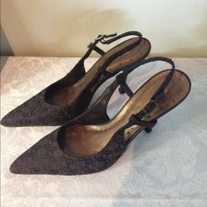 BCBGirls pointy classy brown heels 6