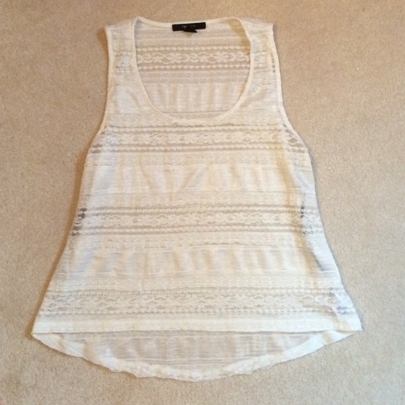 Cream Lace Top
