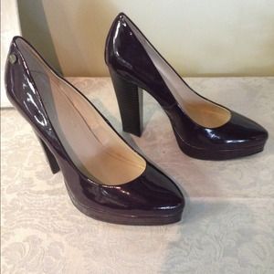 Ck heels shiny plum 6 chic!